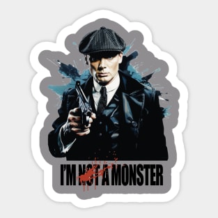 Tommy Shelby Peaky Blinders - Monster T-shirt Sticker